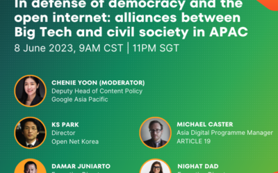 Rightscon: Building alliance between CSOs and Big Techs in defense of democracy