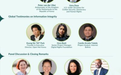Summit for Democracy Seoul: Freedom Online Coalition workshop on information integrity