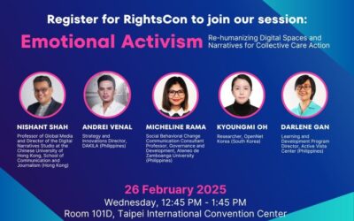 [RightsCon 2025] Emotional Activism: Re-humanizing Digital Spaces and Narratives for Collective Care Action