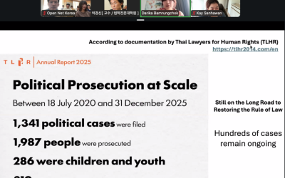 Prepping for UN’s review of Thailand digital rights – Korea University IHR Clinic- Open Net joint webinar