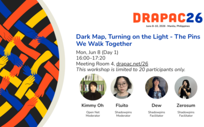 Open Net Co-hosted the Drapac Session with Shadowpins: Dark Map, Turning on the Light – The Pins We Walk Together