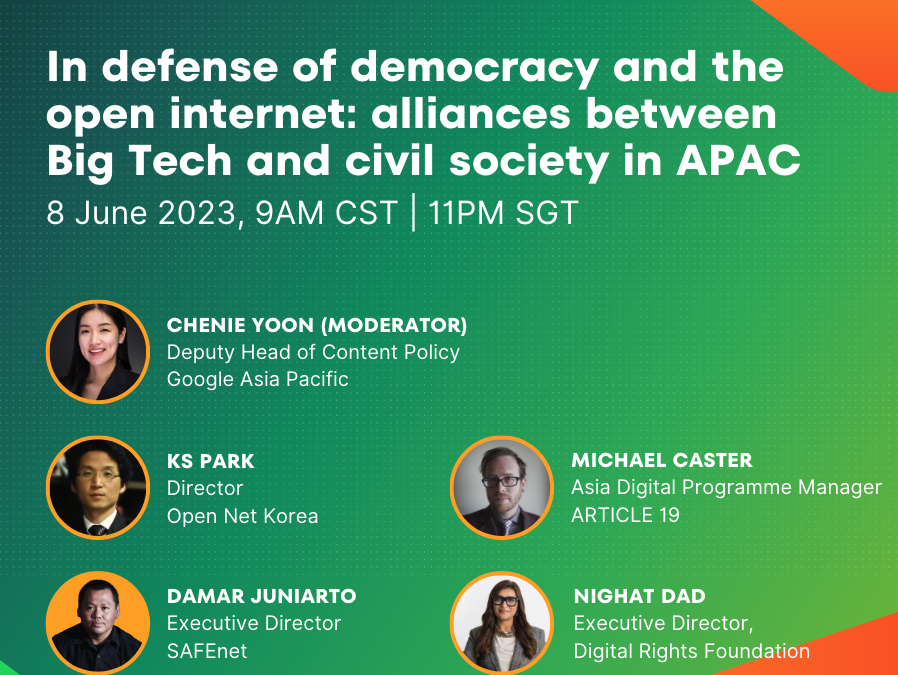Rightscon: Building alliance between CSOs and Big Techs in defense of democracy
