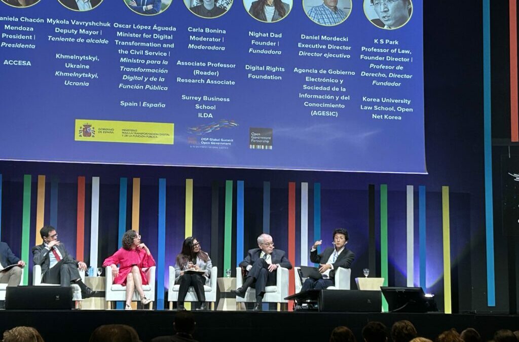 Lessons from platform regulation: Digital rights and governance at OGP Summit 2025 Plenary